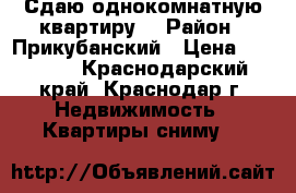 Сдаю однокомнатную квартиру  › Район ­ Прикубанский › Цена ­ 13 000 - Краснодарский край, Краснодар г. Недвижимость » Квартиры сниму   